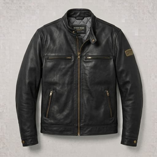 Artisanal Wax Pull-Up Suede & Leather Jacket