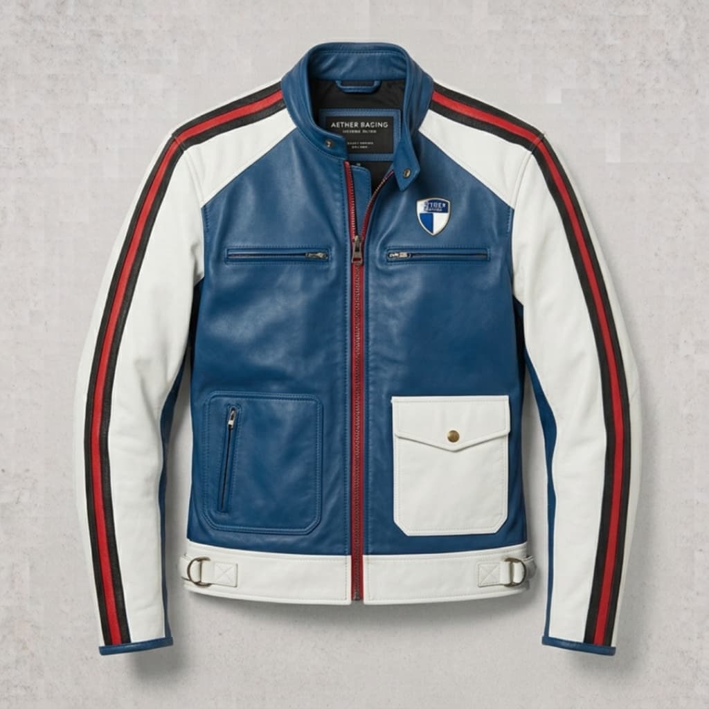 Statement Crimson Aniline Leather Jacket